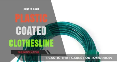 The Best Way to Hang Plastic-Coated Clothesline