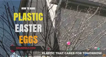 Creative Ways to Hang Plastic Easter Eggs
