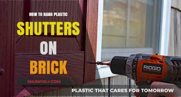 Mounting Plastic Shutters: Brick Installation Guide