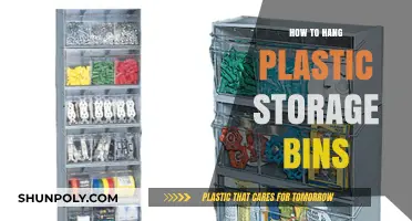 Storing with Plastic Bins: Hanging Tips and Tricks
