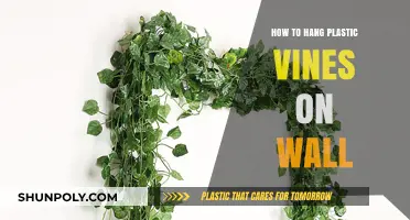 Creative Ways to Hang Plastic Vines on Your Wall