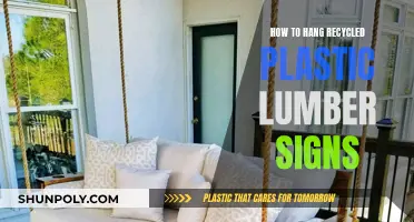 Hanging Recycled Plastic Lumber Signs: Easy Step-by-Step Guide
