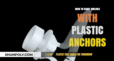 Mounting Shelves: Using Plastic Anchors the Right Way