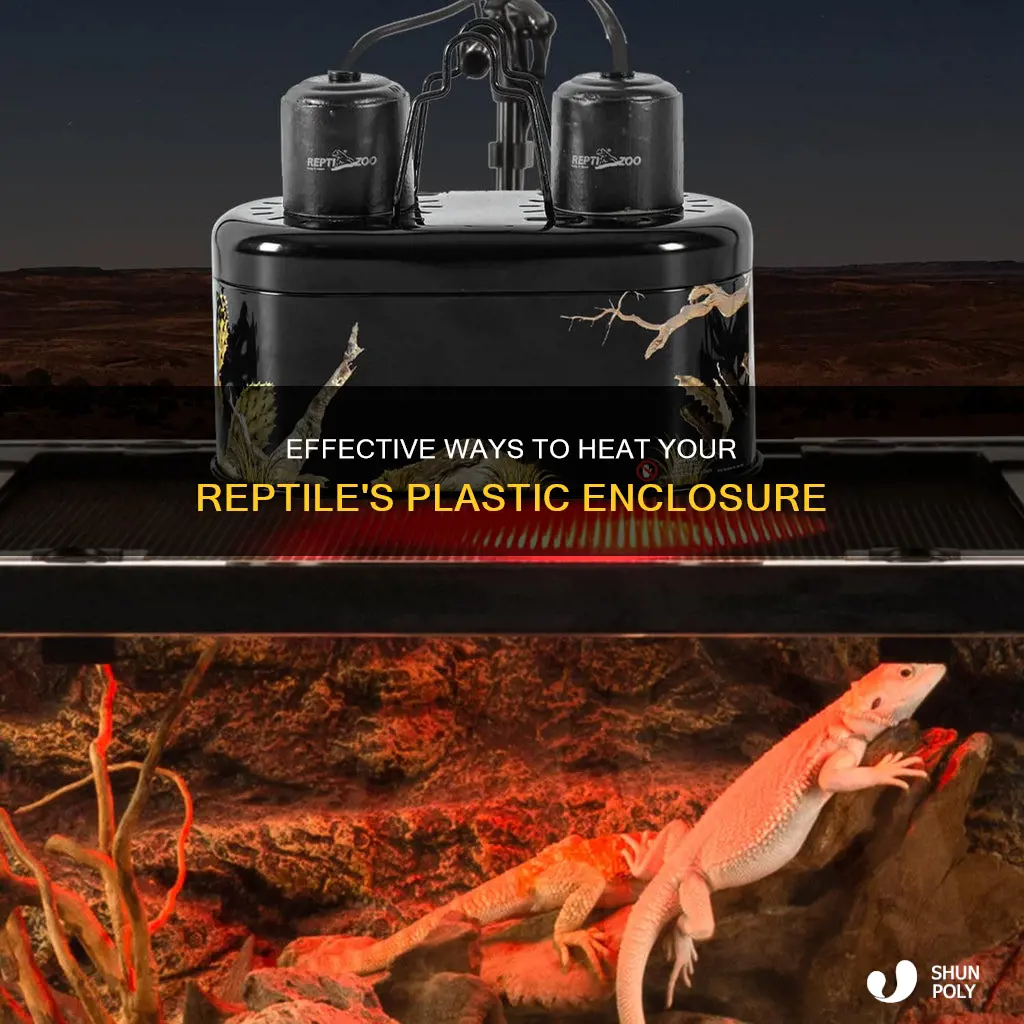 how to heat a plastic reptile enclosure