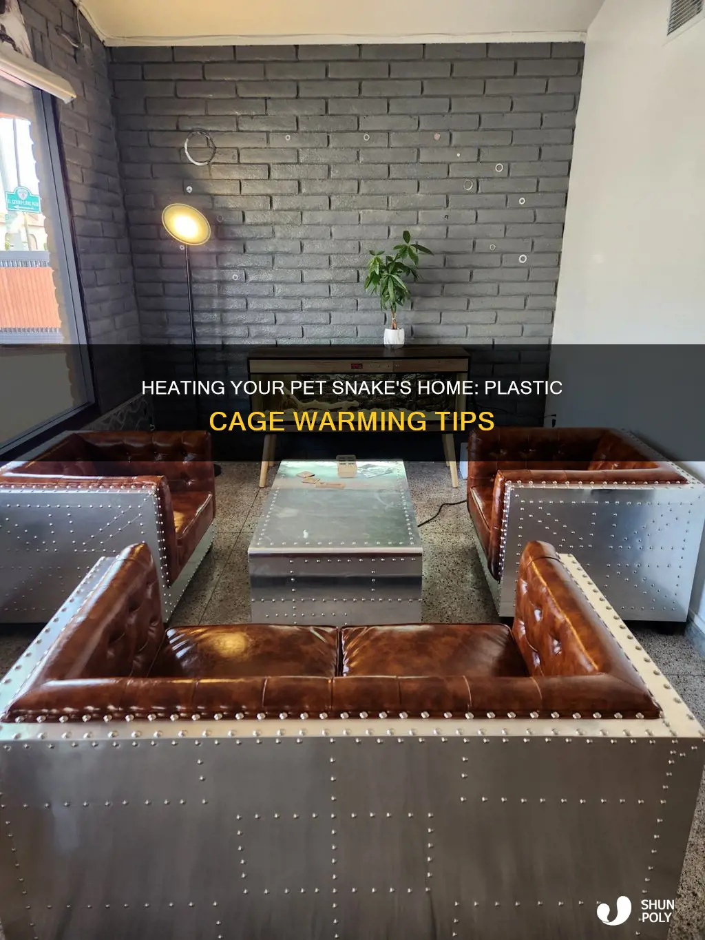 how to heat plastic snake cage