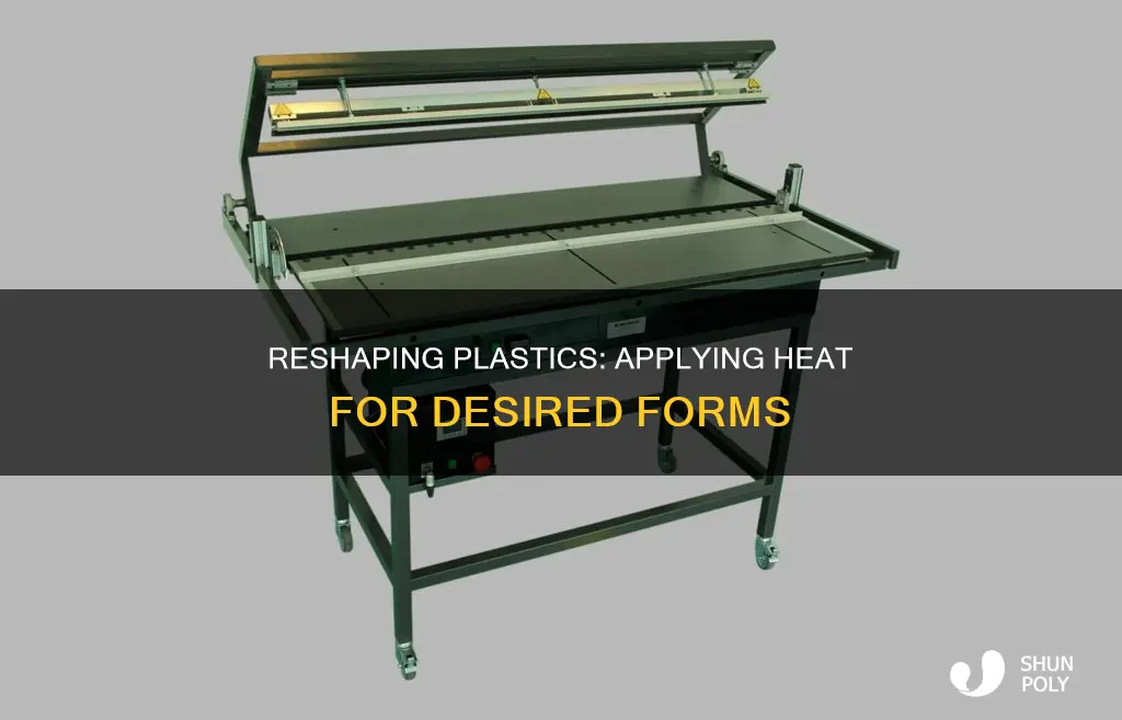 how to heat plastic to reshape