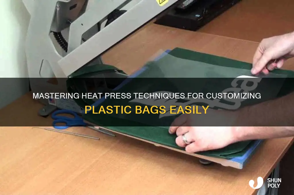 how to heat press plastic bags