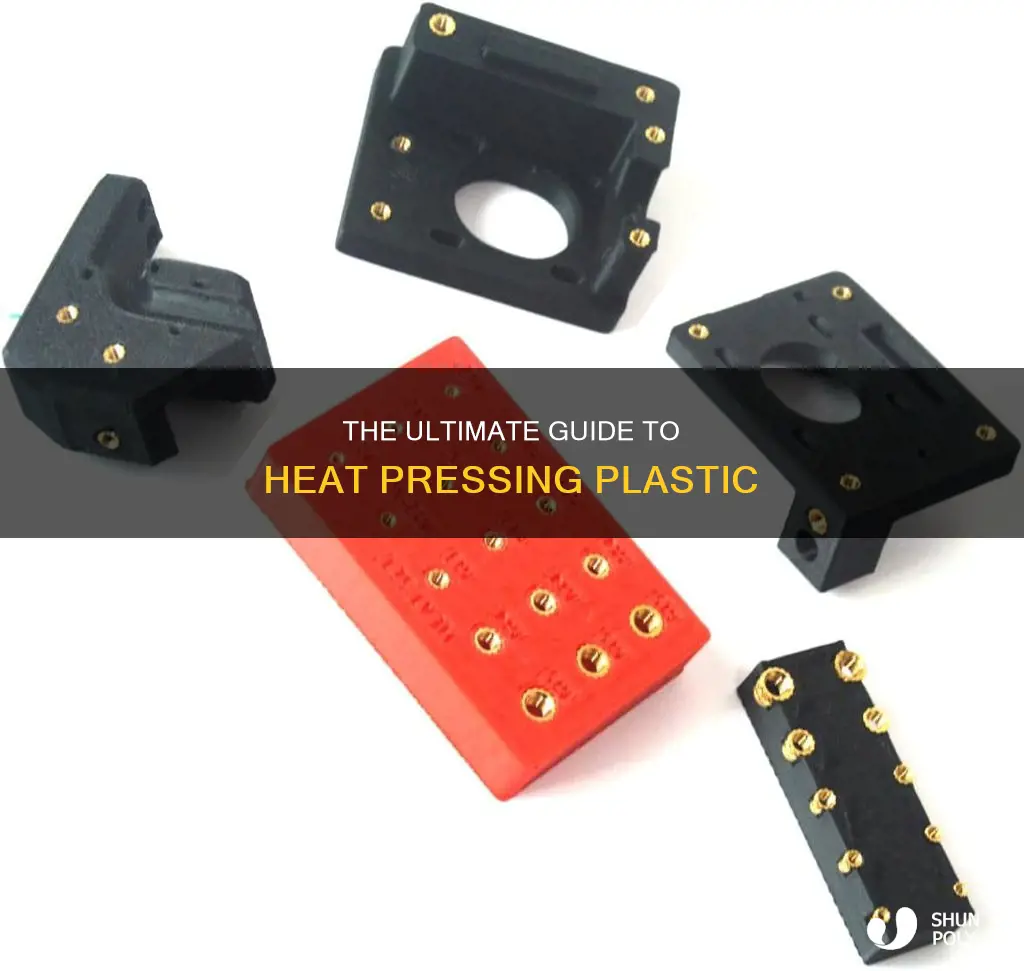 how to heat press to plastic