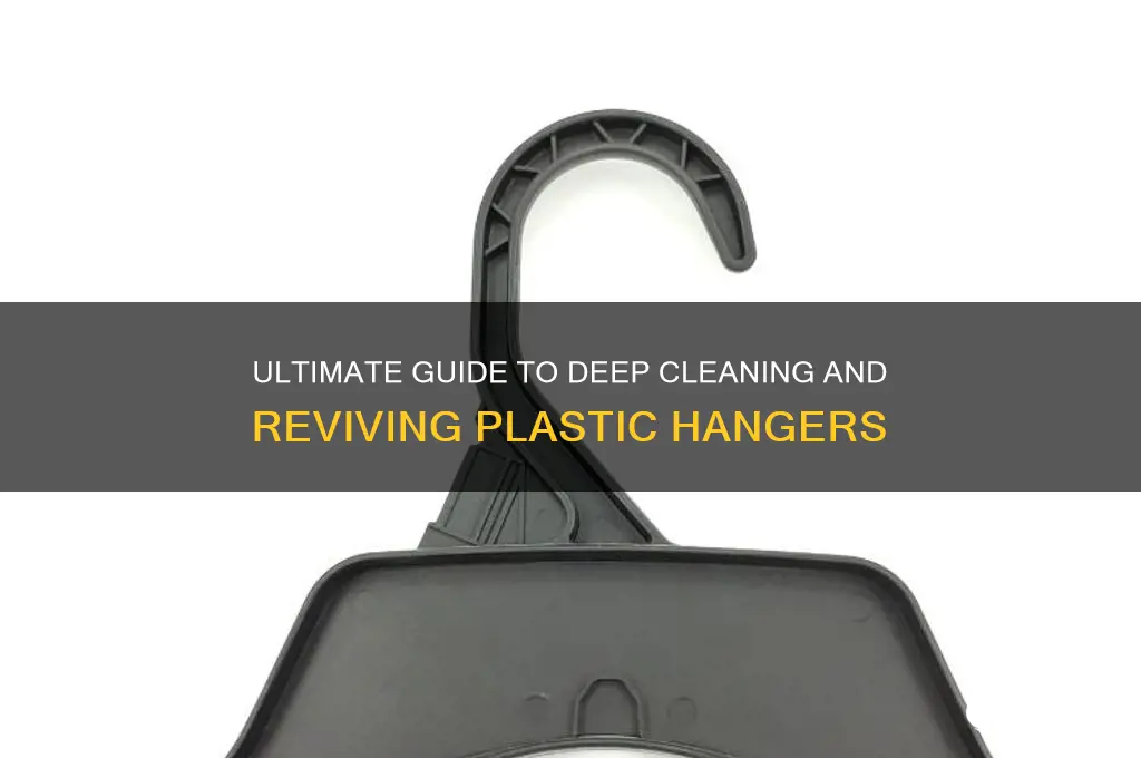 how to heavy duty clean plastic hangers