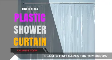 Easy Guide: Hemming Your Plastic Shower Curtain