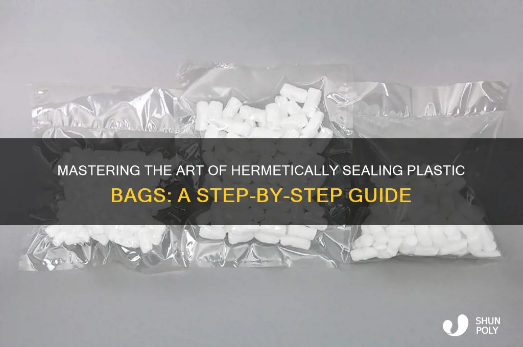 how to hermetically plastic bag