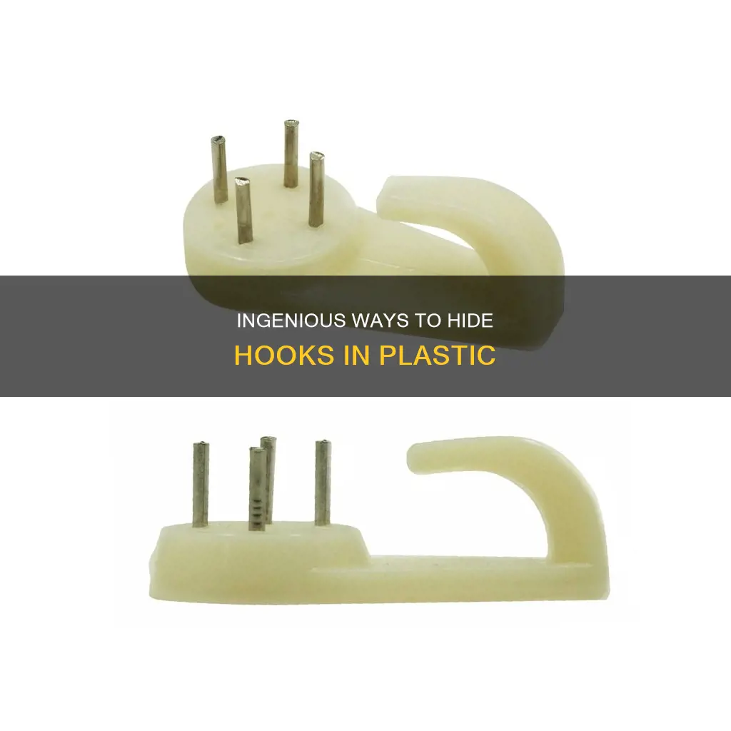 how to hide hook in plastic