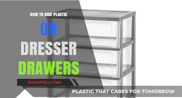 Concealing Plastic: Dresser Drawer Makeover