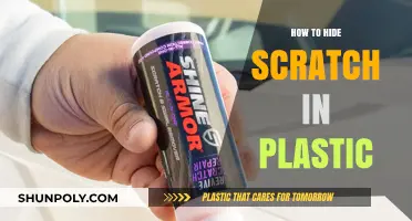 Quickly Hide Scratches on Plastic
