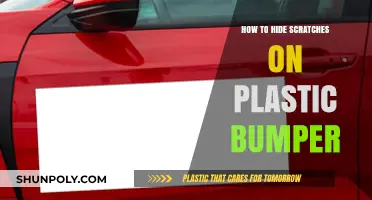 Camouflaging Scratches on Plastic Bumpers