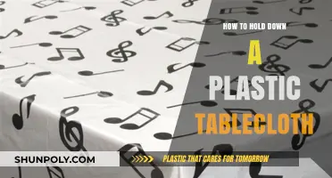 Easy Ways to Secure Your Plastic Tablecloth