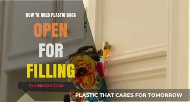 Effortless Filling: Simple Tricks to Hold Plastic Bags Open Easily