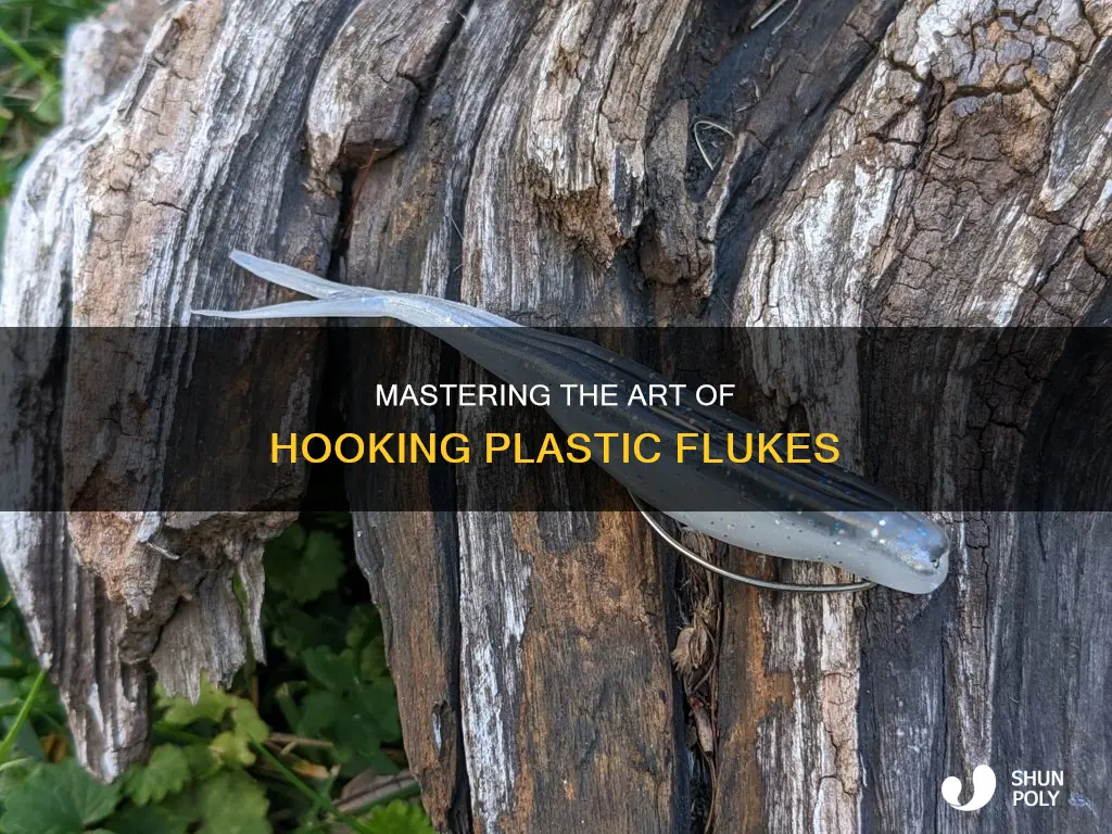 how to hook a plastic fluke