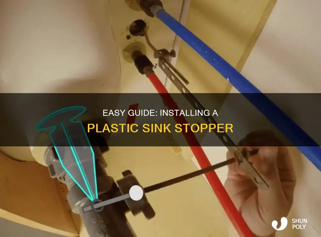 how to hook up plastice sink stopper