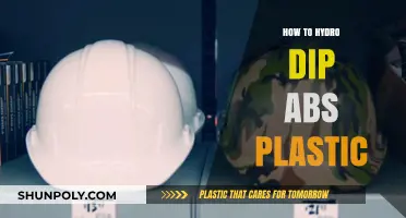Hydro Dipping ABS Plastic: A Step-by-Step Guide