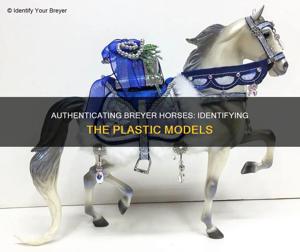 how to identify plastic horse as breyer
