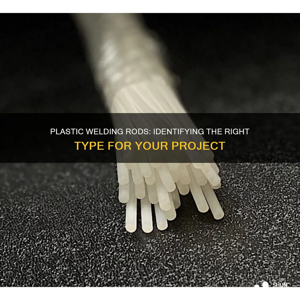 how to identify plastic welding rods