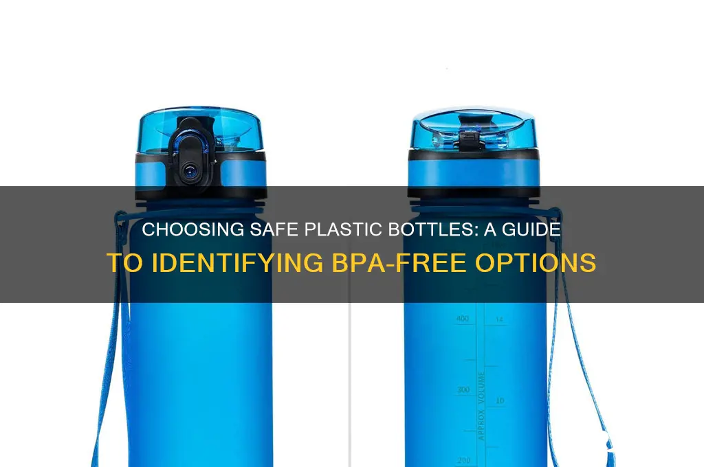 how to identify safe plastic bottles