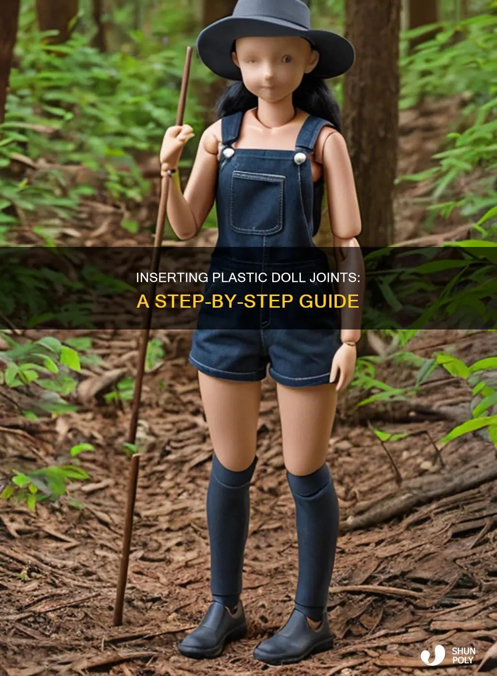 how to insert plastic doll joints