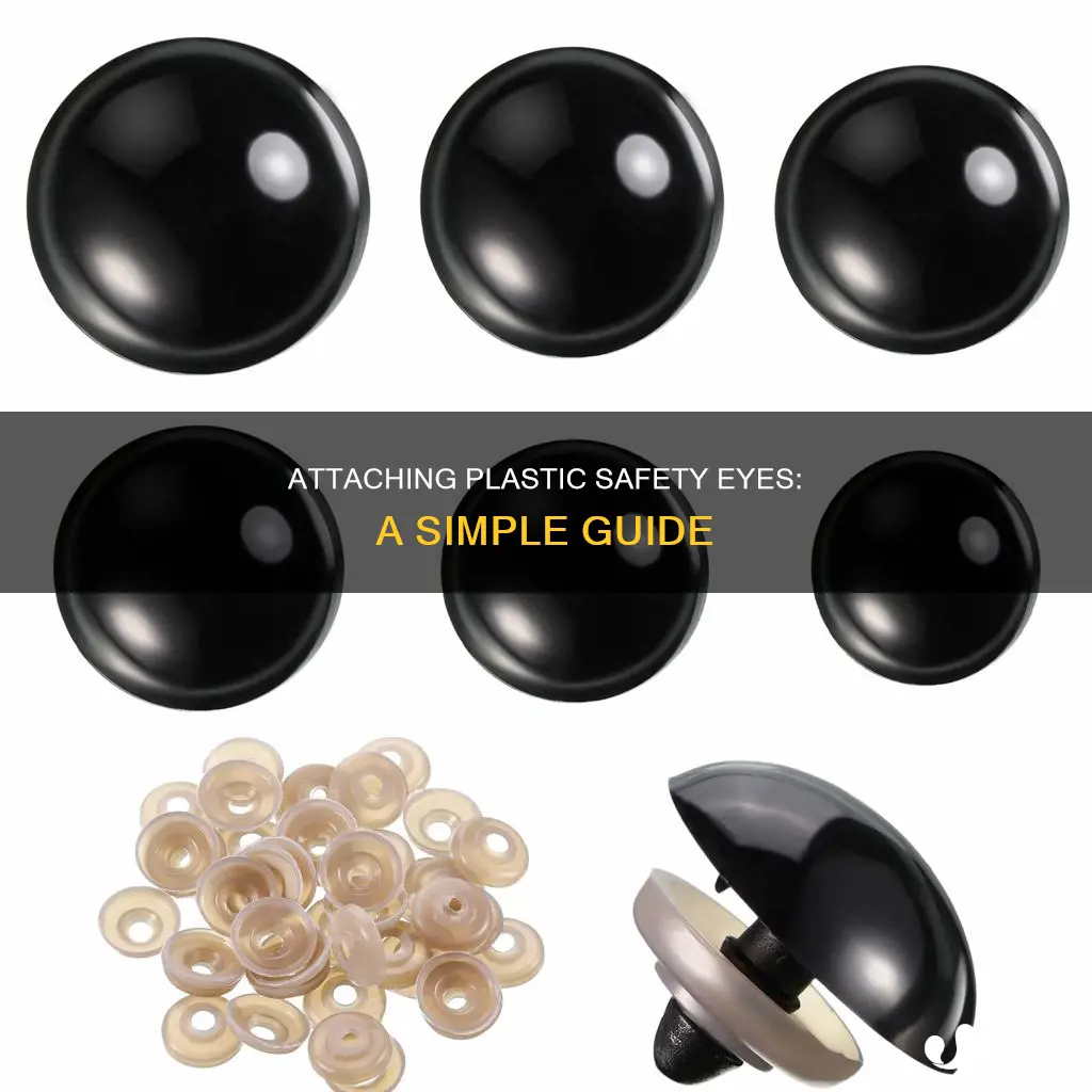 how to insert plastic safety eyes