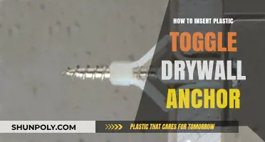 The Right Way to Install Plastic Toggle Drywall Anchors