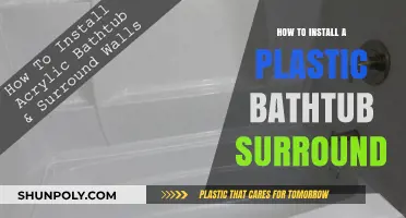 The Easy Guide to Installing a Plastic Bathtub Surround