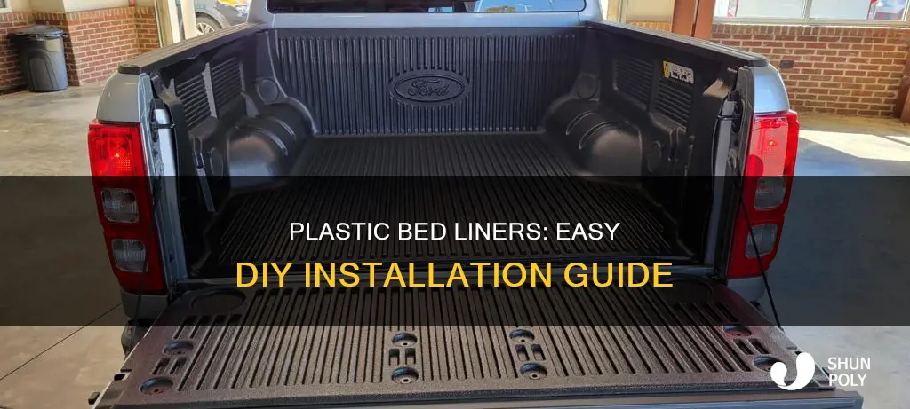 how to install a plastic bed liner