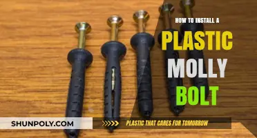 The Easiest Way to Install a Plastic Molly Bolt