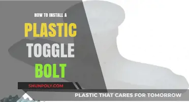 Efficient Toggle Bolt Installation: Plastic Edition