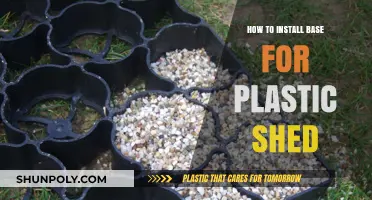 Easy Guide: Installing Base for Your Plastic Shed