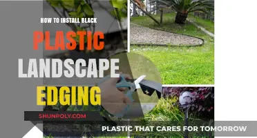 Install Black Plastic Edging: A Simple Guide
