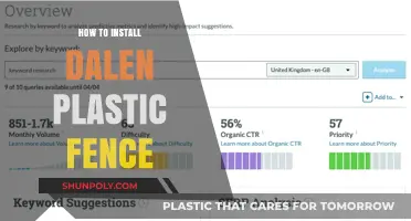 Easy Installation: Dalen Plastic Fence Setup Guide