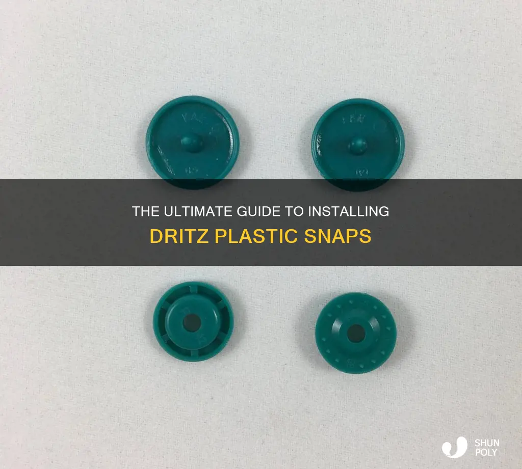 how to install dritz plastic snap