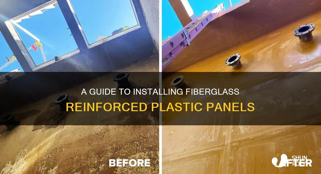 how to install fiberglass reinforced plastic panels