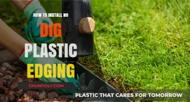 Install No-Dig Plastic Edging: A Quick Guide