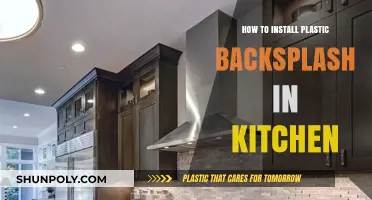 The Perfect Plastic Backsplash: An Easy Kitchen Installation Guide