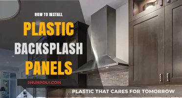 The Easy Guide to Installing Plastic Backsplash Panels