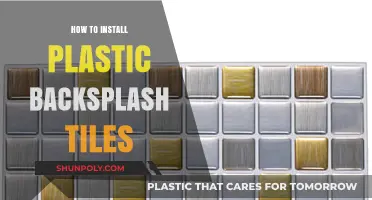 The Easy Guide to Installing Plastic Backsplash Tiles