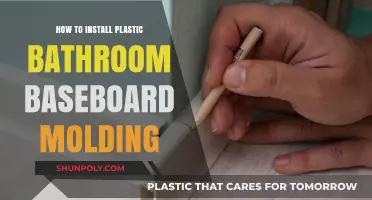 Install Plastic Baseboard Molding in Your Bathroom Like a Pro