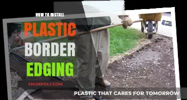 Installing Plastic Border Edging: A Simple Guide