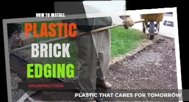 Install Plastic Brick Edging: A Simple DIY Guide