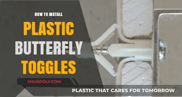 Easy Installation: Plastic Butterfly Toggles