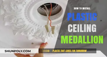 Easy Guide: Installing Plastic Ceiling Medallions
