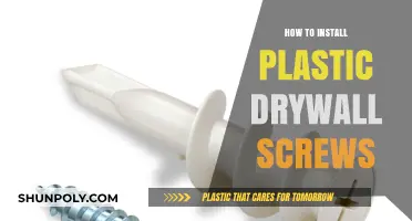 The Ultimate Guide to Installing Plastic Drywall Anchors