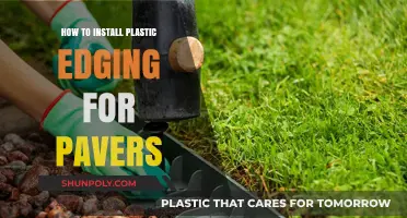 The Perfect Paver Edging: Installing Plastic Edging